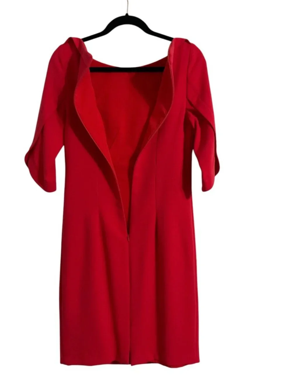 BLACK HALO Nuelle Red Sheath Dress Size 8